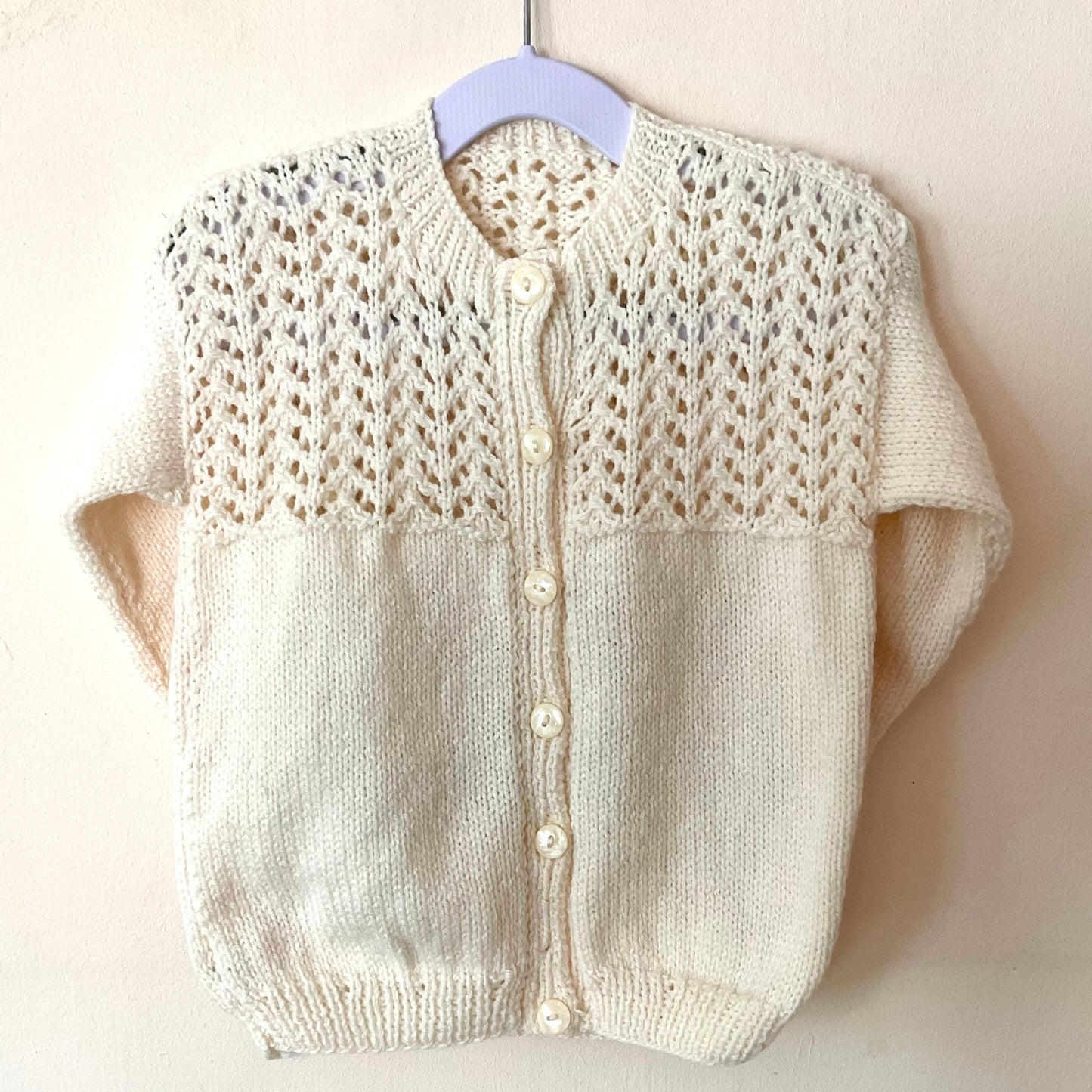 "Cute As Can Bee” Handmade Cardigan Size Approx 2-3 Years