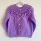 "BOOtiful” Handmade Cardigan Size Approx 3-4 Years
