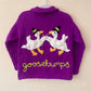 "Goosebumps" Handmade Cardigan Size Approx 3-5 Years