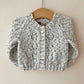 "Lil Pumpkin” Handmade Cardigan Size Approx 0-6 Months