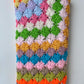 Handmade Rainbow Cot Blanket