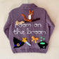 "Room On The Broom” Handmade Cardigan Size Approx 4-6 Years