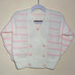 "En Vacances" Handmade Pink Cardigan Size Approx 2-3 Years