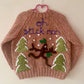 "Oh Stickman" Handmade Cardigan Size Approx 3-5 Years