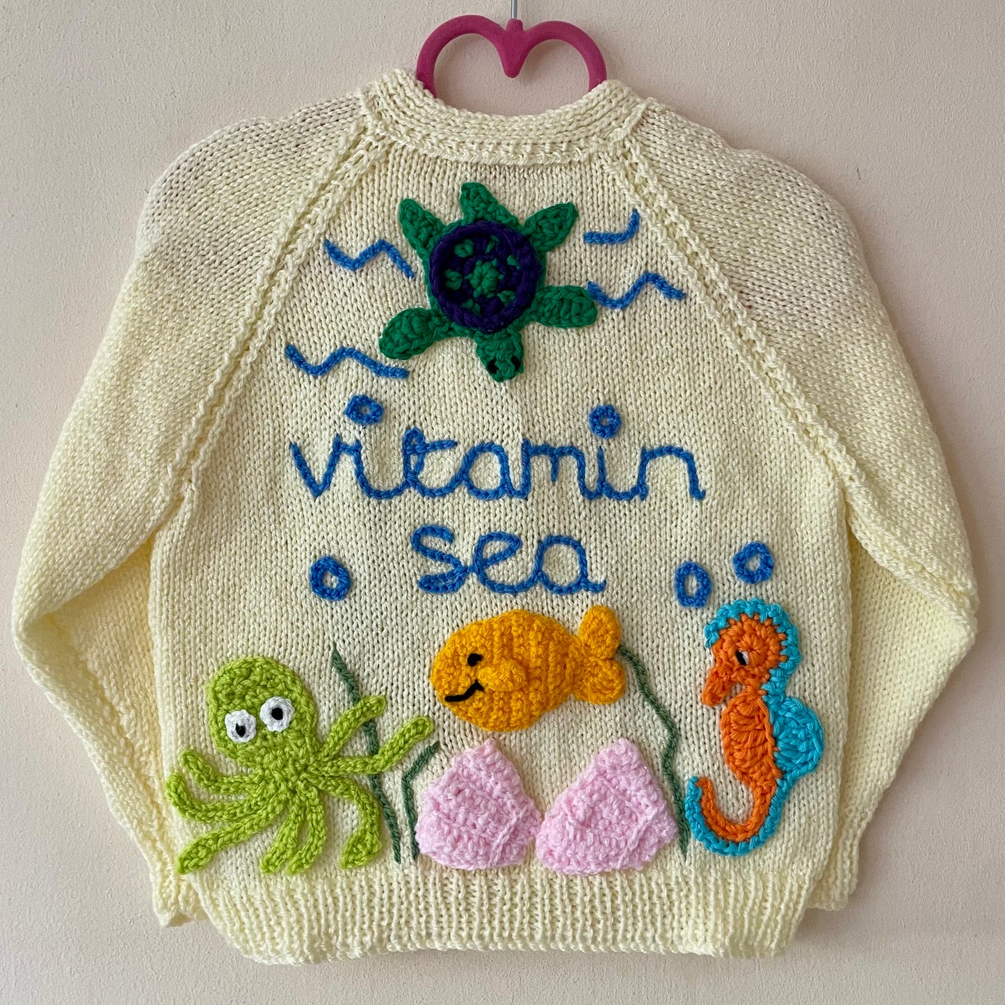 "Vitamin Sea" Handmade Cardigan Size Approx 2-3 Years