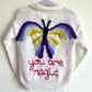 "You Are Magic” Handmade Cardigan Size Approx 4-6 Years