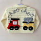 “Choo Choo” Handmade Cardigan Size Approx 1-2.5 Years
