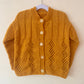 "OOPS Look Out Below" Handmade Cardigan Size Approx 3-5 Years