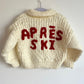 "APRES SKI" Handmade Cardigan Size Approx 4-5 Years