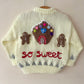 "So Sweet" Handmade Jumper Size Approx 1-2 Years