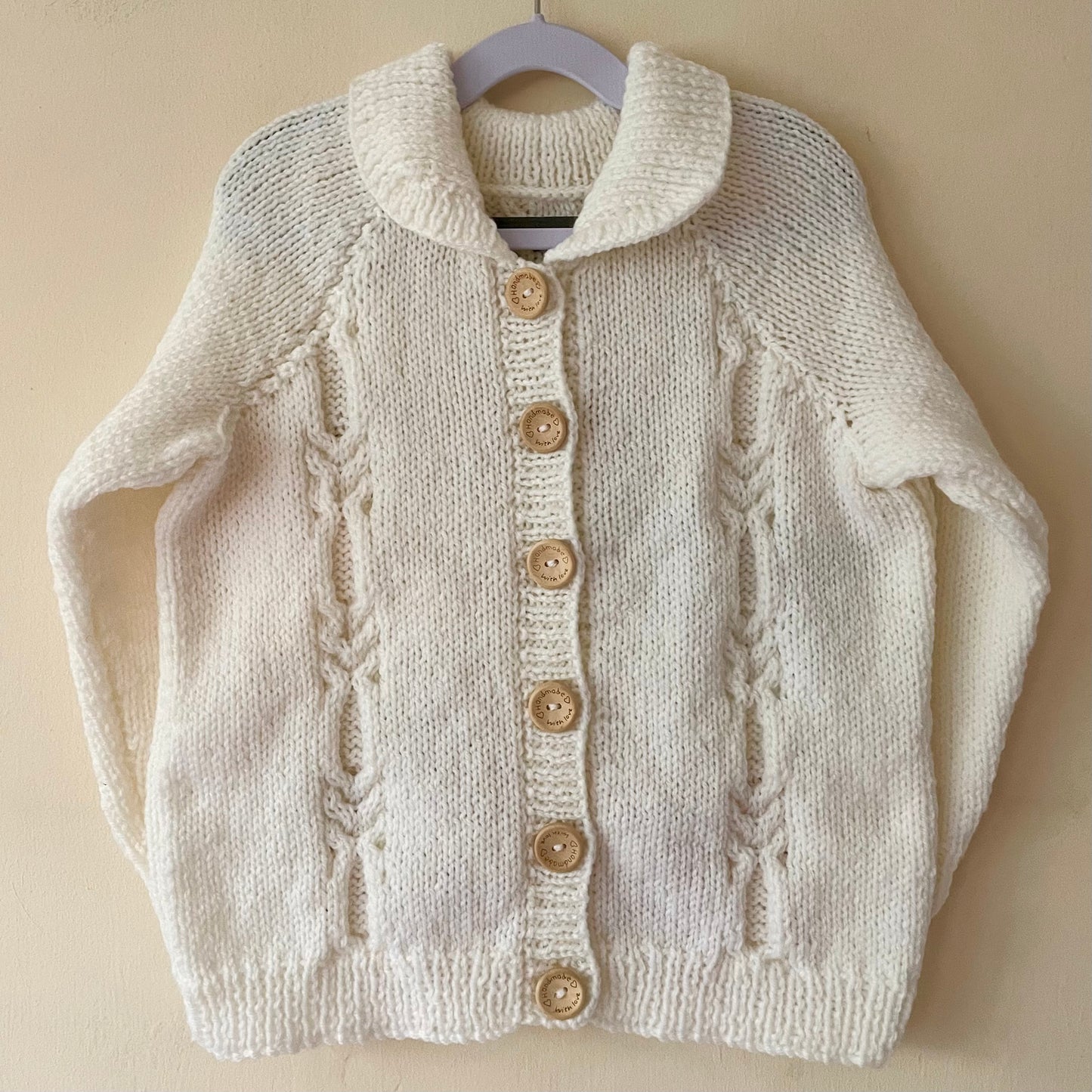 "Tis The Season” Handmade Cardigan Size Approx 6-8 Years