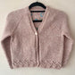 "In Wonderland” Handmade Cardigan Size Approx 5-7 Years