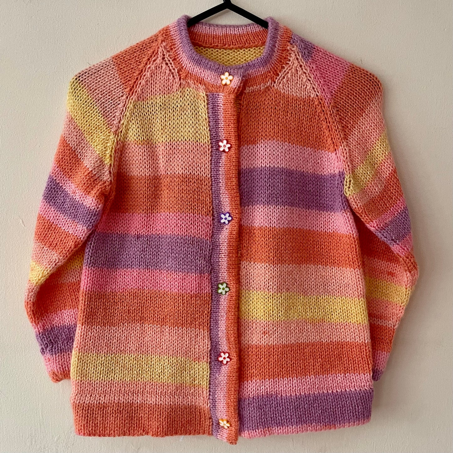 "Ocean Dream" Handmade Cardigan Size Approx 4-6 Years