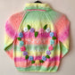“Summer Vibes” Handmade Cardigan Size Approx 6-8 Years