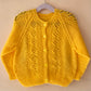 "Hop Hop Hop" Handmade Cardigan Size Approx 2-3 Years