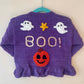 "BOO!” Handmade Cardigan Size Approx 1-2 Years