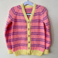 "Ice Cream Club” Handmade Cardigan Size Approx 3-4 Years