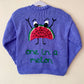 “One In A Melon” Handmade Cardigan Size Approx 3-5 Years