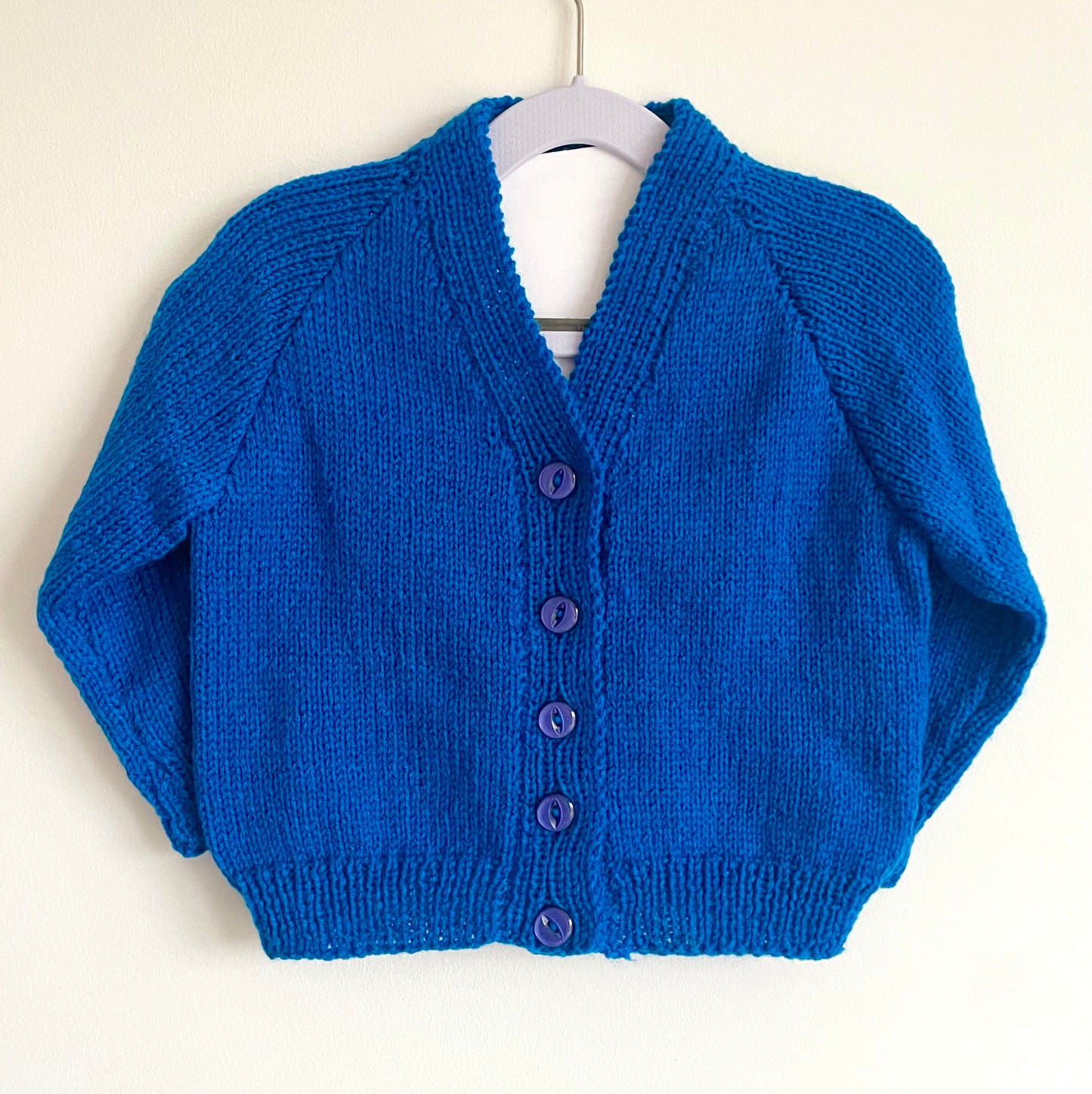 "I Believe” Handmade Cardigan Size Approx 2-3 Years