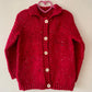 "North Pole Helpers" Handmade Cardigan Size Approx 4-6 Years