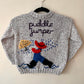 "Puddle Jumper" Handmade Cardigan Size Approx 5-6 Years