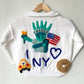 "I ♥️ NY” Handmade Cardigan Size Approx 4-6 Years