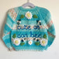 "Cute As Can Bee” Handmade Cardigan Size Approx 1-2 Years