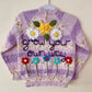 "Grow Your Own Way" Handmade Jumper Size Approx 2-3 Years