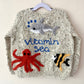 "Vitamin Sea” Handmade Jumper Size Approx 4-6 Years