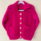 "Chillin' Out” Handmade Cardigan Size Approx 4-6 Years