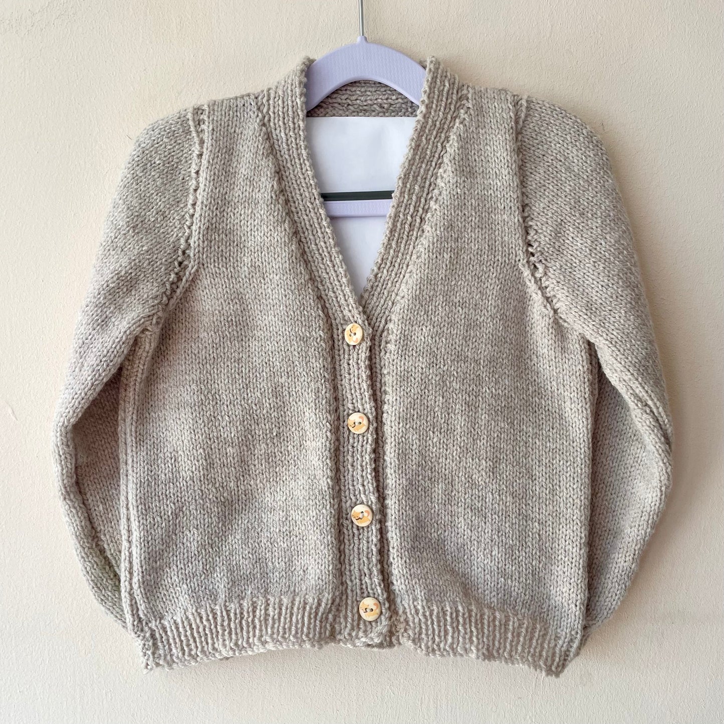 "On A Bear Hunt” Handmade Cardigan Size Approx 3-4 Years