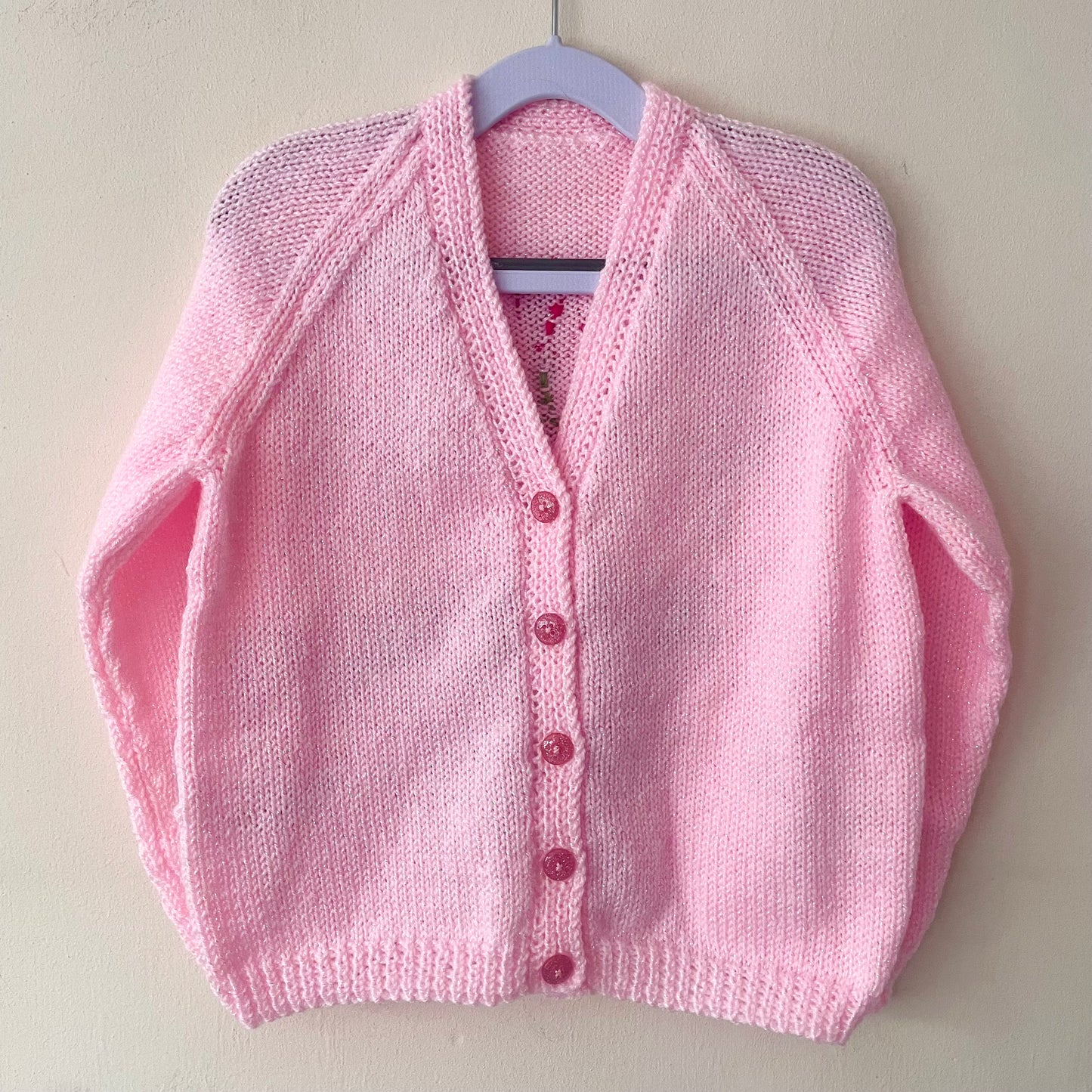 "Spring Days” Handmade Cardigan Size Approx 4-6 Years