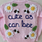 "Cute As Can Be" Handmade Cardigan Size Approx 1-2 Years