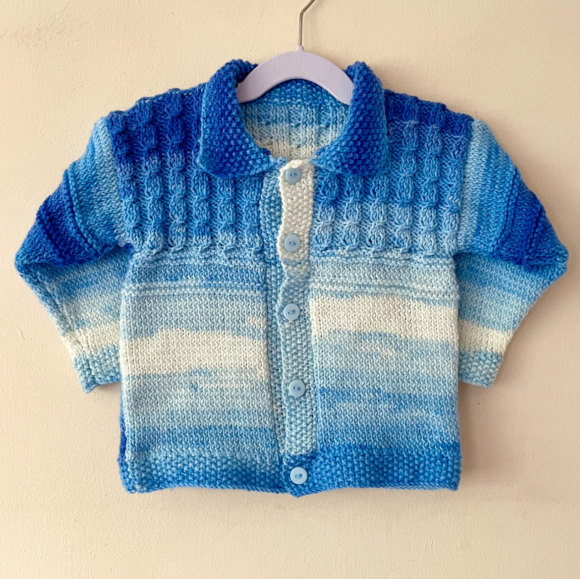 "Vitamin Sea” Handmade Cardigan Size Approx 2-3 Years