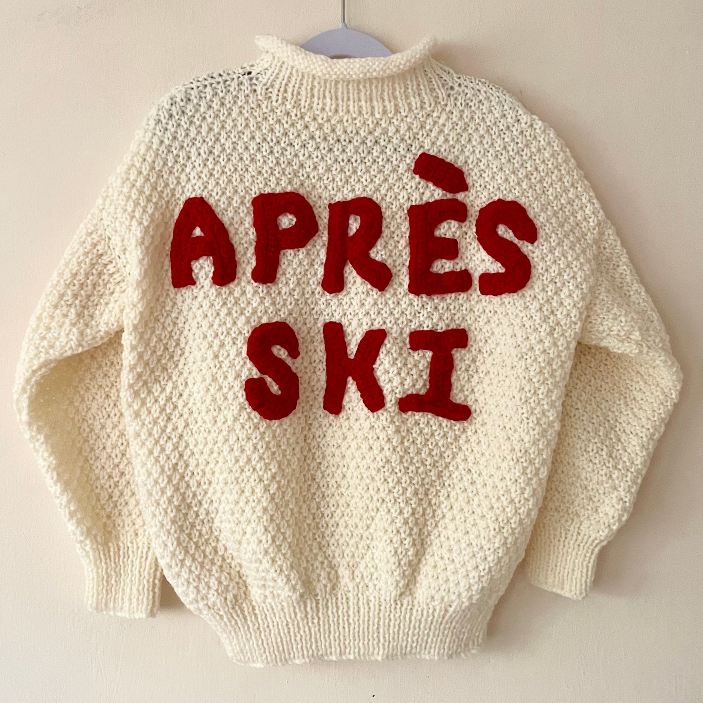 "APRES SKI" Handmade Jumper Size Approx 6-8 Years