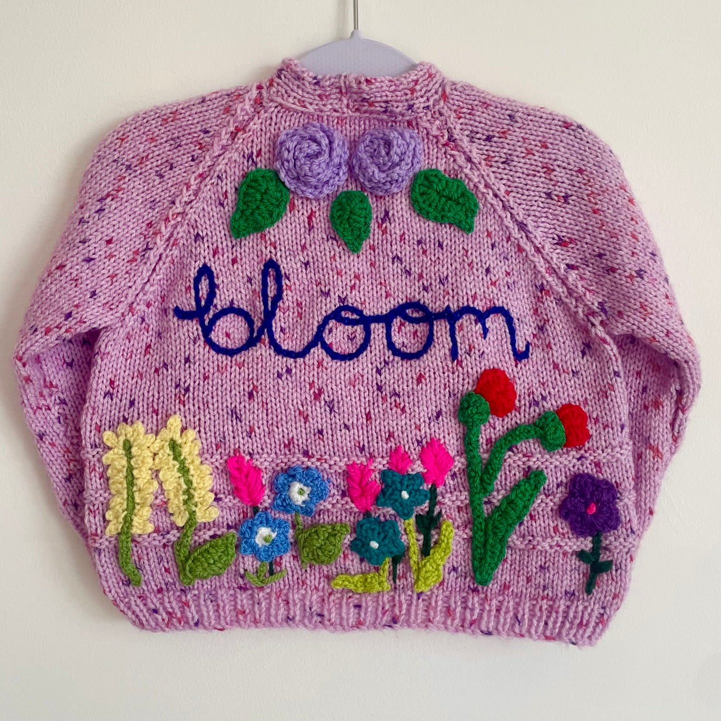 "Bloom" Handmade Cardigan Size Approx 2-3 Years