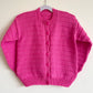 "Mermaid Gang" Handmade Cardigan Size Approx 4-6 Years