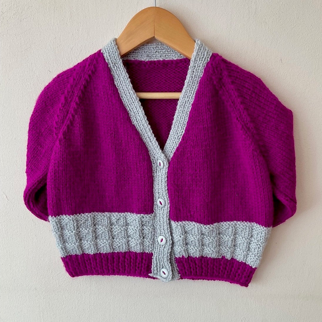 "Magic" Handmade Cardigan Size Approx 1.5-2.5 Years