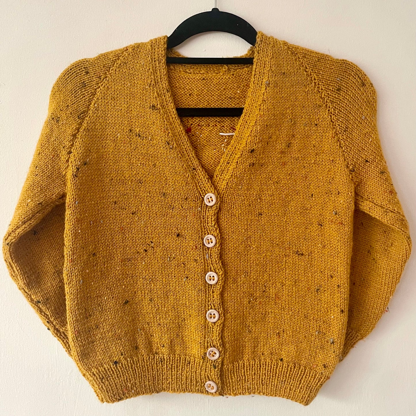 "I Ain't Afraid” Handmade Cardigan Size Approx 6-8 Years