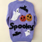 "Spooky” Handmade Cardigan Size Approx 5-7 Years