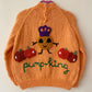 "Pump-king" Handmade Jumper Size Approx 3-4 Years