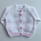 "Mon Bebe” Handmade Cardigan Size Approx 0-3 Months