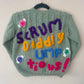 "Scrumdiddlyumptious!” Handmade Cardigan Size Approx 6-8 Years