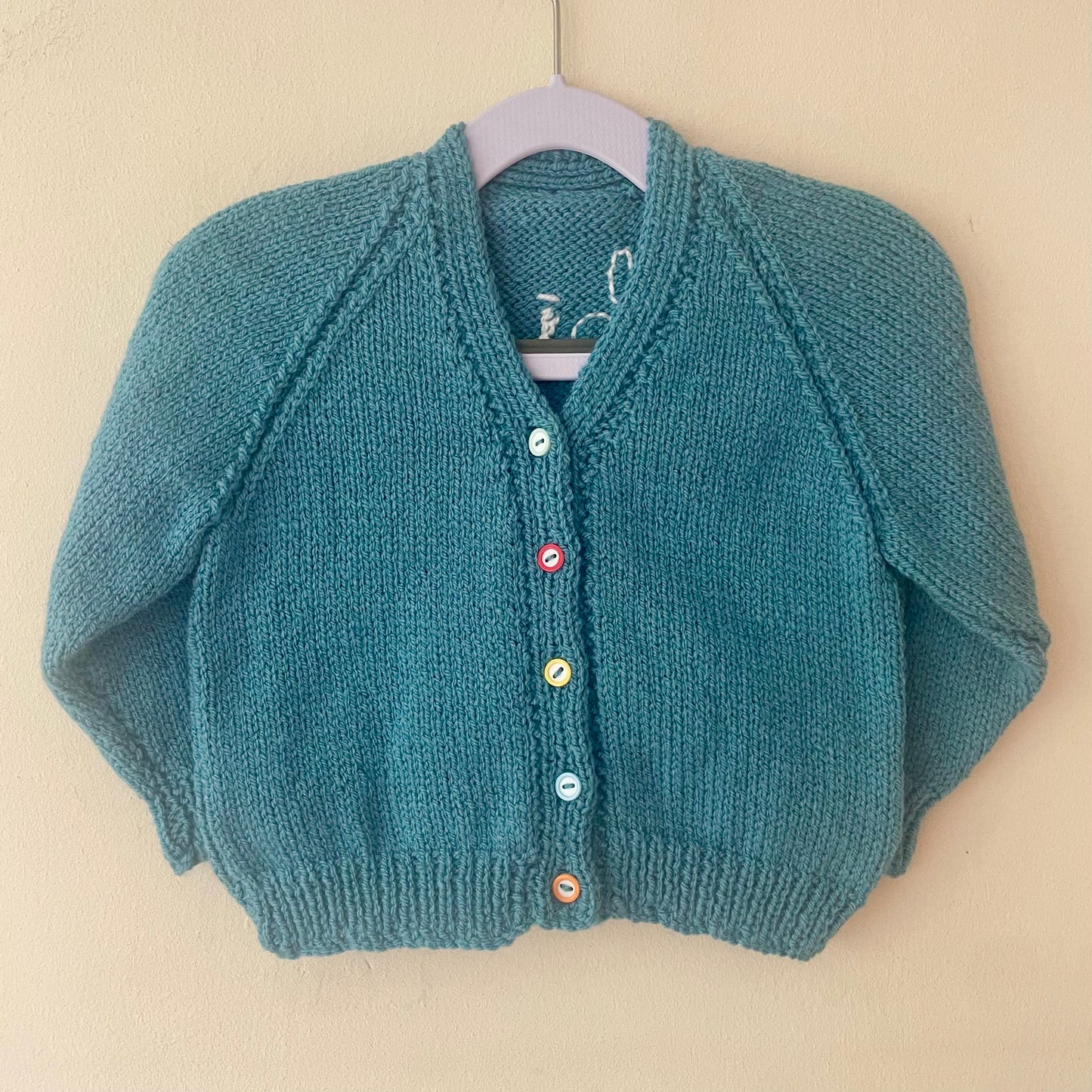 "Hi Friend” Handmade Cardigan Size Approx 1-2 Years