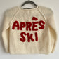"APRES SKI" Handmade Cardigan Size Approx 4-5 Years