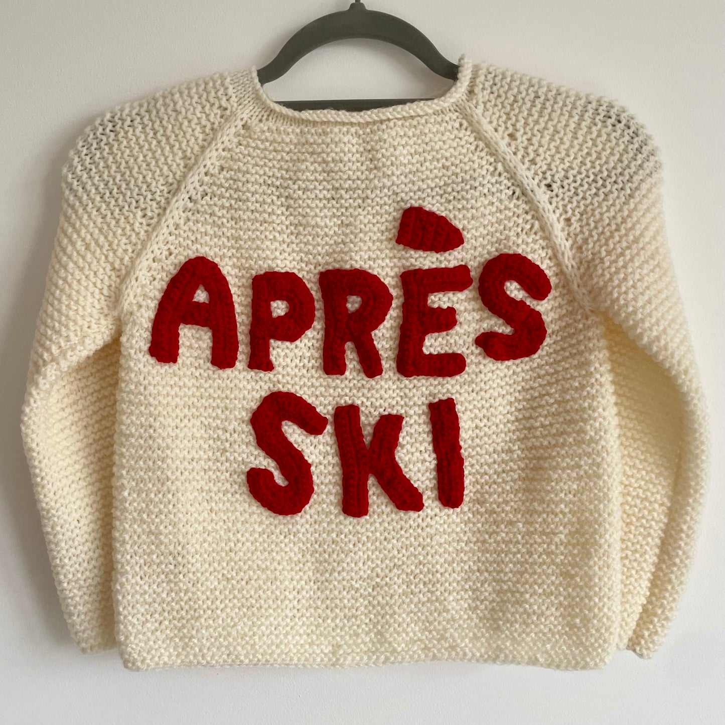 "APRES SKI" Handmade Cardigan Size Approx 4-5 Years