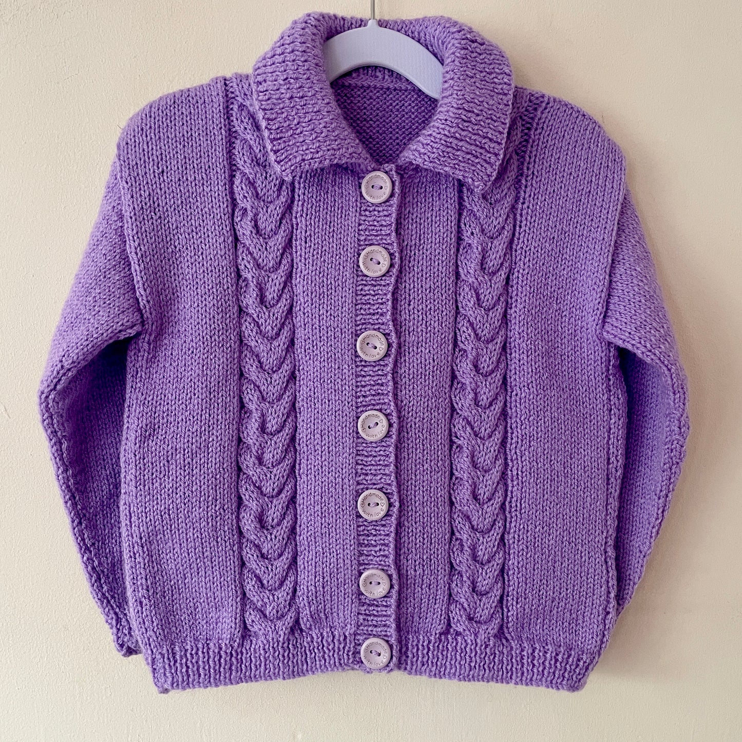 "Make Waves” Handmade Cardigan Size Approx 3-5 Years