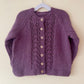 "Pumpkin Season” Handmade Cardigan Size Approx 3-5 Years