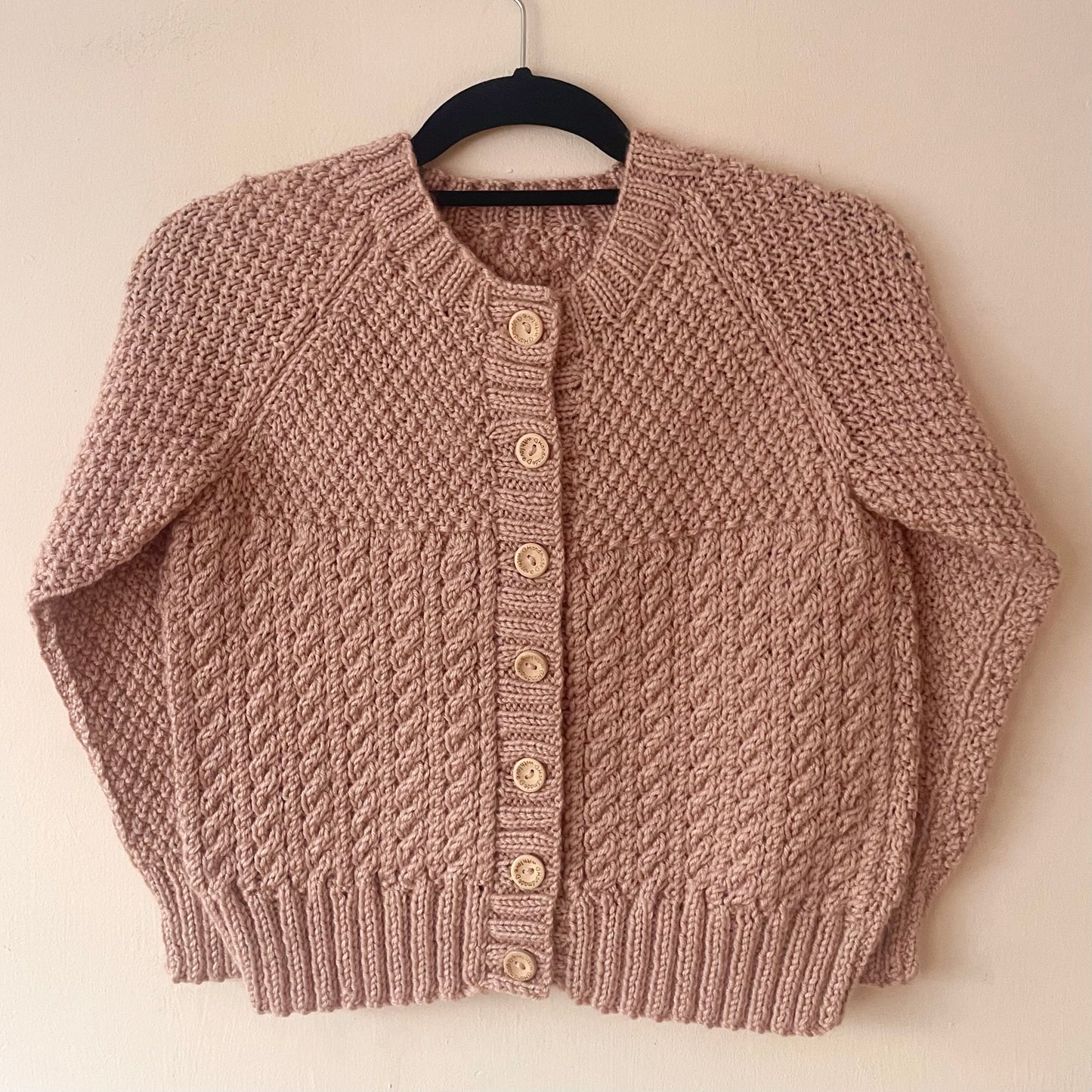 "Shake It Off" Handmade Cardigan Size Approx 6-8 Years