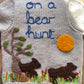 "On A Bear Hunt” Handmade Cardigan Size Approx 3-4 Years